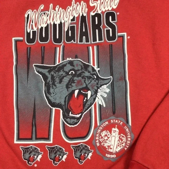 90s Washington State Cougars Vintage crewneck​ - Picture 2 of 7